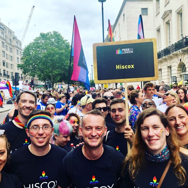 Hiscox LGBT+ network at Pride in London