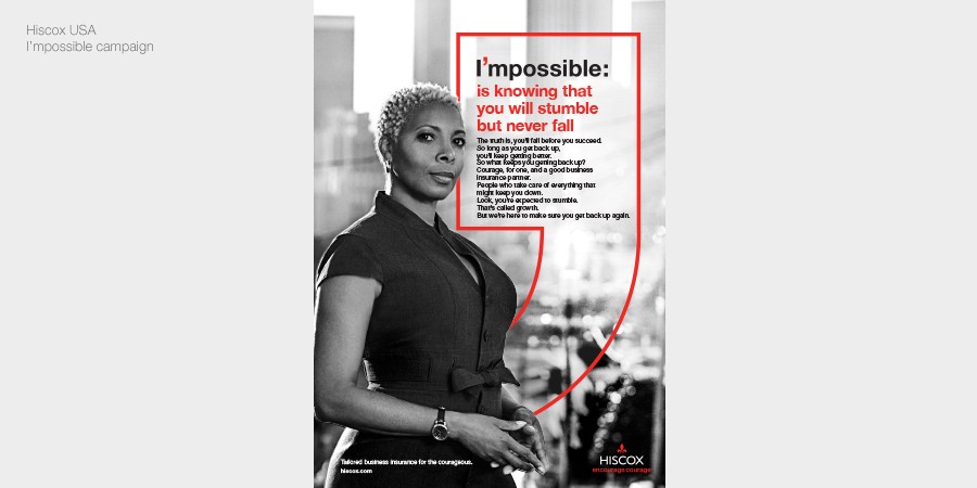 Hiscox USA Impossible advertising campaign