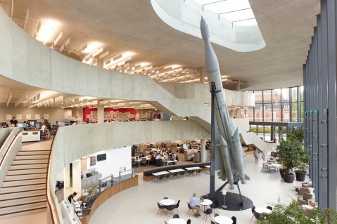 Hiscox York office atrium