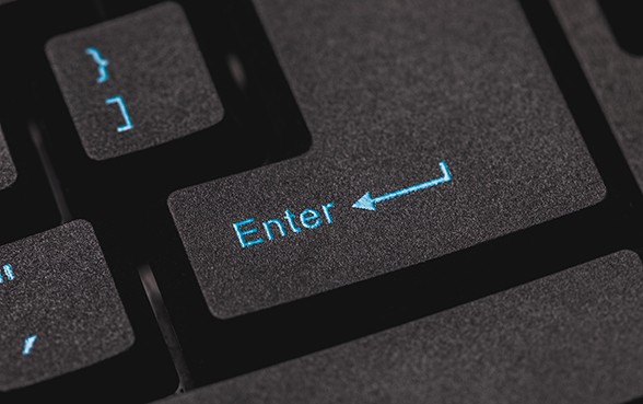 Enter Key on a Computer Keyboard