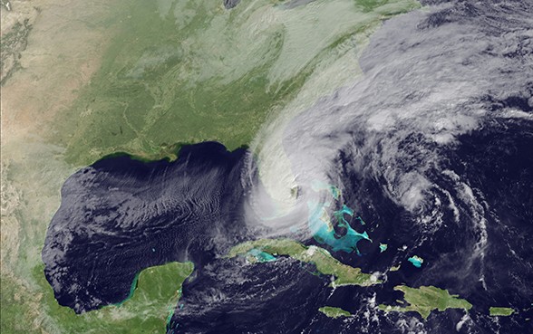 Hurricane Wilma Crosses Florida