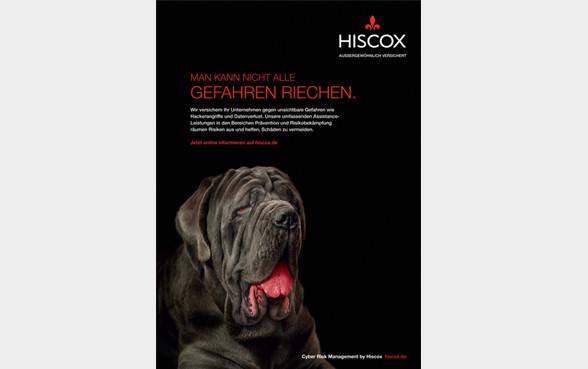Hiscox Germany advert